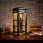 ✨ Vintage telefooncel-sfeerlamp