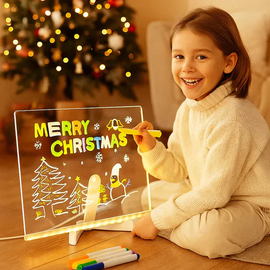 🎅Kerst Hot Products 🎨led Note Board🎁Buy 1 Krijg 7 kleuren pennen gratis