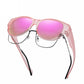 🕶️2025 Nieuwe oversized cat eye zonnebril☀️Gepolariseerde UV400-beschermin