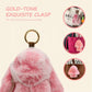 💘Valentijnsaanbieding: 50% Korting! 🐰 Handgemaakte Zachte Konijnen PomPom Sleutelhanger – Imitatiebont & Schattig Tasaccessoire!
