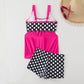 Dames Tweedelig Polkadot Zwempak