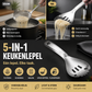 🔄🍲Multifunctionele Keukenlepel – Lepelen, Zeven, Scheiden, Malen & Openen | 5 Functies in 1 Handig Keukenhulpmiddel 🧂