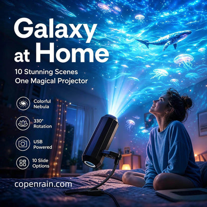 🎥 Plug-and-play HD-projector "Galaxy & Ocean" als nachtlampje 🥳 Meer dan 50.000 tevreden gebruikers