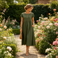 👗🧵 Mode Effen Kleur Katoen-linnen Jurk met Zakken 👜✨