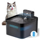 Automatische kattenfontein 2,2 l batterijgevoede drinkfontein voor huisdieren met bewegingssensor, draadloos en geruisloos design voor honden en katten #TOPKEUZE