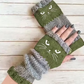 🐱 Leuke gebreide kattenhandschoenen voor dames – Warme handen, vrije vingers & schattig borduurwerk 🧶🧤