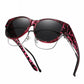 🕶️2025 Nieuwe oversized cat eye zonnebril☀️Gepolariseerde UV400-beschermin