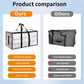 🎁 Opbergbox van transparant textiel | Opvouwbare kastorganizer – Ideaal voor kleding, speelgoed, dekens en nog veel meer! 🧸👕📦