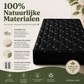 🛌Bamboe Vezels Gevoerde Matras🌱 | 100% Natuurlijk | Zachte💤, Ademende & Vochtregulerende Slaapcomfort， Hypoallergeen, Duurzaam & Milieuvriendelijk ♻️| Geschikt voor Warme Nachten & Gevoelige Huid | NU MET 50% KORTING!👉
