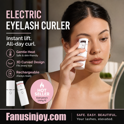 🔥 Verrassing – 50% korting! 👩🏻‍🏭 Krijg je prachtige wimpers terug met deze oplaadbare elektrische verwarmde wimperkruller! ✨️