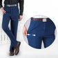 Rechte Pasvorm Stretch Jeans Met Hoge Taille Voor Mannen