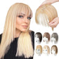 💥Limited Time Grote Uitverkoop 60% UIT💥 Natuurlijke haartoppers met pony voor vrouwen