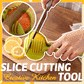 🍋 NU 50% KORTING! Creatieve Keukensnijder – Handzame snijhulp van voedselveilig aluminiumlegering, voor snel en eenvoudig snijden van citroen, tomaat, ui en zachte groenten & fruit.