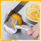 🍋 NU 50% KORTING! Creatieve Keukensnijder – Handzame snijhulp van voedselveilig aluminiumlegering, voor snel en eenvoudig snijden van citroen, tomaat, ui en zachte groenten & fruit.