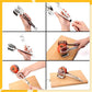 🍋 NU 50% KORTING! Creatieve Keukensnijder – Handzame snijhulp van voedselveilig aluminiumlegering, voor snel en eenvoudig snijden van citroen, tomaat, ui en zachte groenten & fruit.