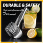 🍋 NU 50% KORTING! Creatieve Keukensnijder – Handzame snijhulp van voedselveilig aluminiumlegering, voor snel en eenvoudig snijden van citroen, tomaat, ui en zachte groenten & fruit.