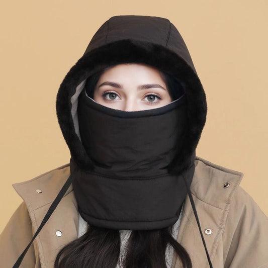 🧢❄️Dikke Thermo Hoed met Gezichtsmasker – Het mooiste cadeau voor uw gezin!!🎁🎁