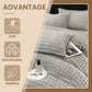 🛏️ NU 50% KORTING! ✨ Winter Fluffy Plush Milk Velvet dekbedset - Ultrazacht thermisch ontwerp met modern borduurwerk voor gezellig beddengoed 🏠❄️