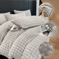 🛏️ NU 50% KORTING! ✨ Winter Fluffy Plush Milk Velvet dekbedset - Ultrazacht thermisch ontwerp met modern borduurwerk voor gezellig beddengoed 🏠❄️