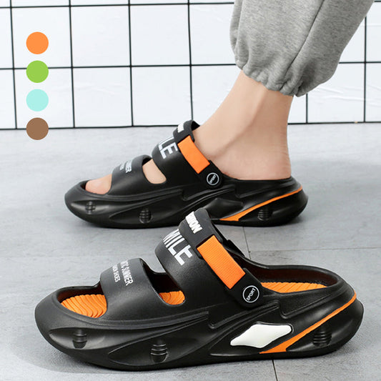 🔥Laatste dag 35% korting🔥Chunky sandalen met dikke zool en een grip die lijkt op die van een golf