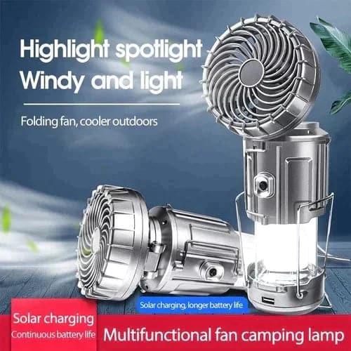 (🔥2025 Hot Rea🎁 ) 6-i-1 Draagbare LED Camping lantaarn met ventilato