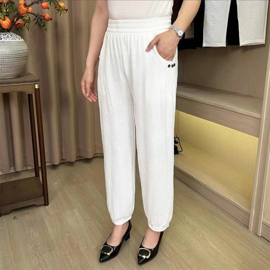 Koele Ademend Losse Casual Broek voor Dames