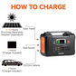 ⚡⚡⚡Uitverkoop met beperkte korting⚡⚡⚡200W draagbare energiecentrale met display