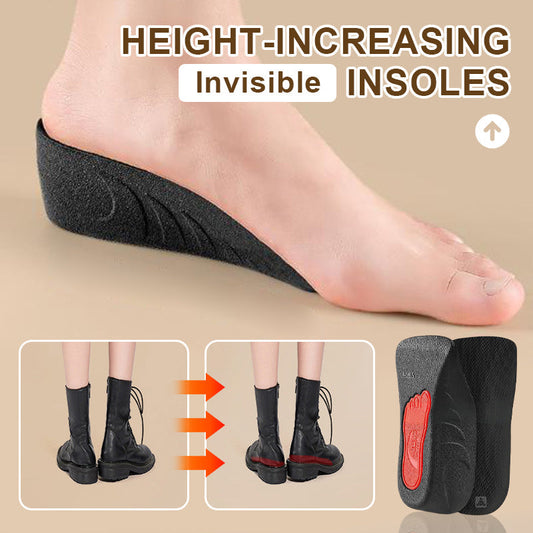 Soft-soled Non-slip Silicone Invisible Height-increasing Insoles