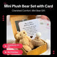 Handgemaakte Mini Pluche Teddybeer in Doos