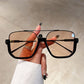 😎Zomeroutfit essentieel voor op straat✨Modieuze lichtgewicht zonnebril met getinte lens