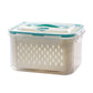 2-in-1 MAGIE: SLAAN AFDRINGEN ：Afdrenerend Vershoudend Voedselcontainer