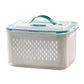 2-in-1 MAGIE: SLAAN AFDRINGEN ：Afdrenerend Vershoudend Voedselcontainer