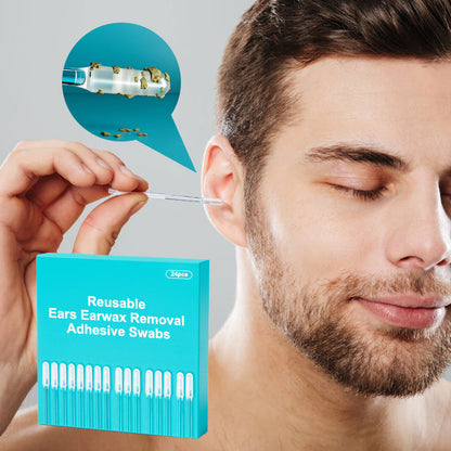 🌞Fris De Lente In Met 50% Korting!🧼 Herbruikbare Zelfklevende Oorsmeer Wattenstaafjes – Veilig, Zacht & Milieuvriendelijk Oorreiniging!
