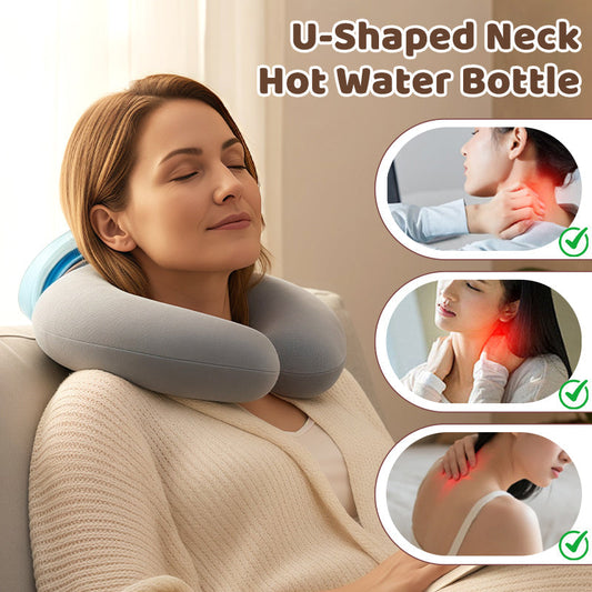 💆‍♀️🔥❄️ U-vormige nekwarmer – ergonomische ondersteuning, warm/koud gebruik en handsfree comfort!
