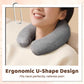 💆‍♀️🔥❄️ U-vormige nekwarmer – ergonomische ondersteuning, warm/koud gebruik en handsfree comfort!
