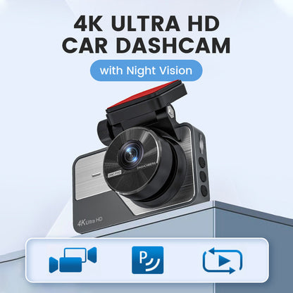 🎁Tijdelijke aanbieding🔥4K Ultra HD-dashcam voor in de auto met nachtzicht