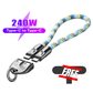 C naar C 240W Oplaadkabel met Draagbaar Armbandontwerp