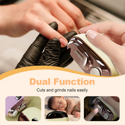 🎉 2026 Sale — Meer dan 113.000 verkocht! ✂️ 2-in-1 Slimme Elektrische Nagelknipper & Polijstmachine – Anti-knelbeveiliging & LED-licht 💅