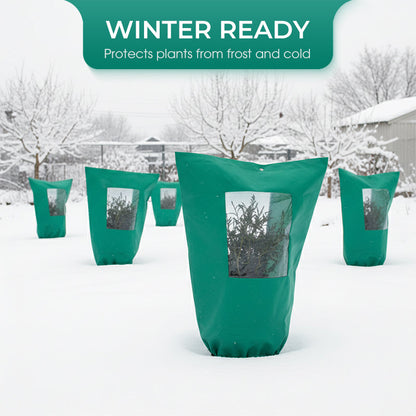 ⏰🎁Vorstbescherming Winterplantenhoes met ritssluiting en trekkoord