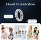 💖Black-Friday-Mega-aanbieding – 50% korting!💖Draaibare spinner-ring van titaniumstaal met zirkonia