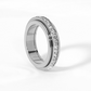💖Black-Friday-Mega-aanbieding – 50% korting!💖Draaibare spinner-ring van titaniumstaal met zirkonia