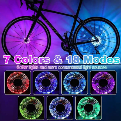 ✨LED wielnaafverlichting voor nachtritten