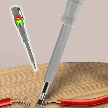 Schroevendraaier-type spanningsmeter voor dubbel gebruik met lichtdispla