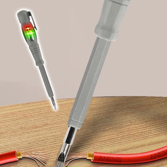 Schroevendraaier-type spanningsmeter voor dubbel gebruik met lichtdispla
