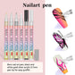 🎁Kerstcadeau🎄12-kleurige professionele nail art penset