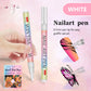 🎁Kerstcadeau🎄12-kleurige professionele nail art penset