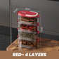 Multi-laags Afgesloten Specerijen Organizer