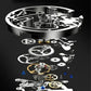 🔥50% korting!💖Japanse Mechanische Herenhorloge⌚Waterdicht, Romeinse Cijfers & Automatisch Uurwerk⚙️