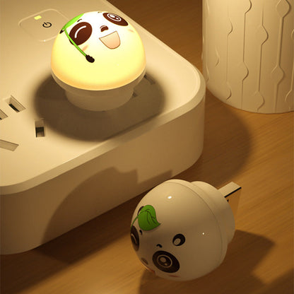 Slimme spraakgestuurde panda-nachtlamp