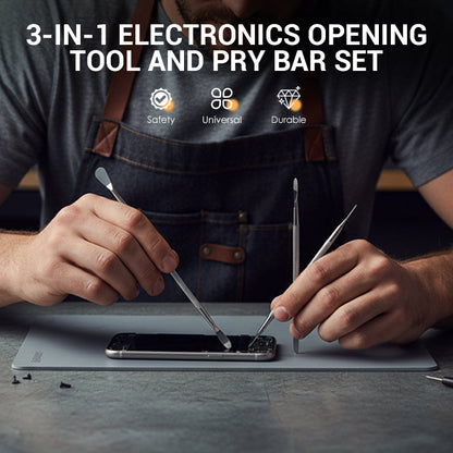 3-in-1 elektronica-openingsgereedschap en hefboomstangenset